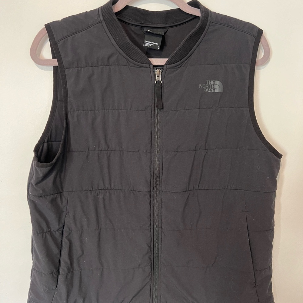 The North Face Black Quilted Vest